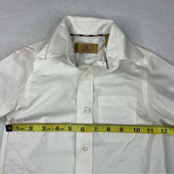 Class Club Gold Label Dress Shirt Boy Size 2/3 White - Picture 3 of 6